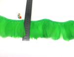 Dyed Goose Nagoire Feather Fringe Trim with Satin Ribbon and Fashionable