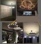 Wrought iron Chandelier art retro industrial Black LOFT restaurant bar clothing