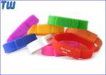 Eco Friendly Silicon Personalized Bracelet 2GB USB Memory Stick Drive