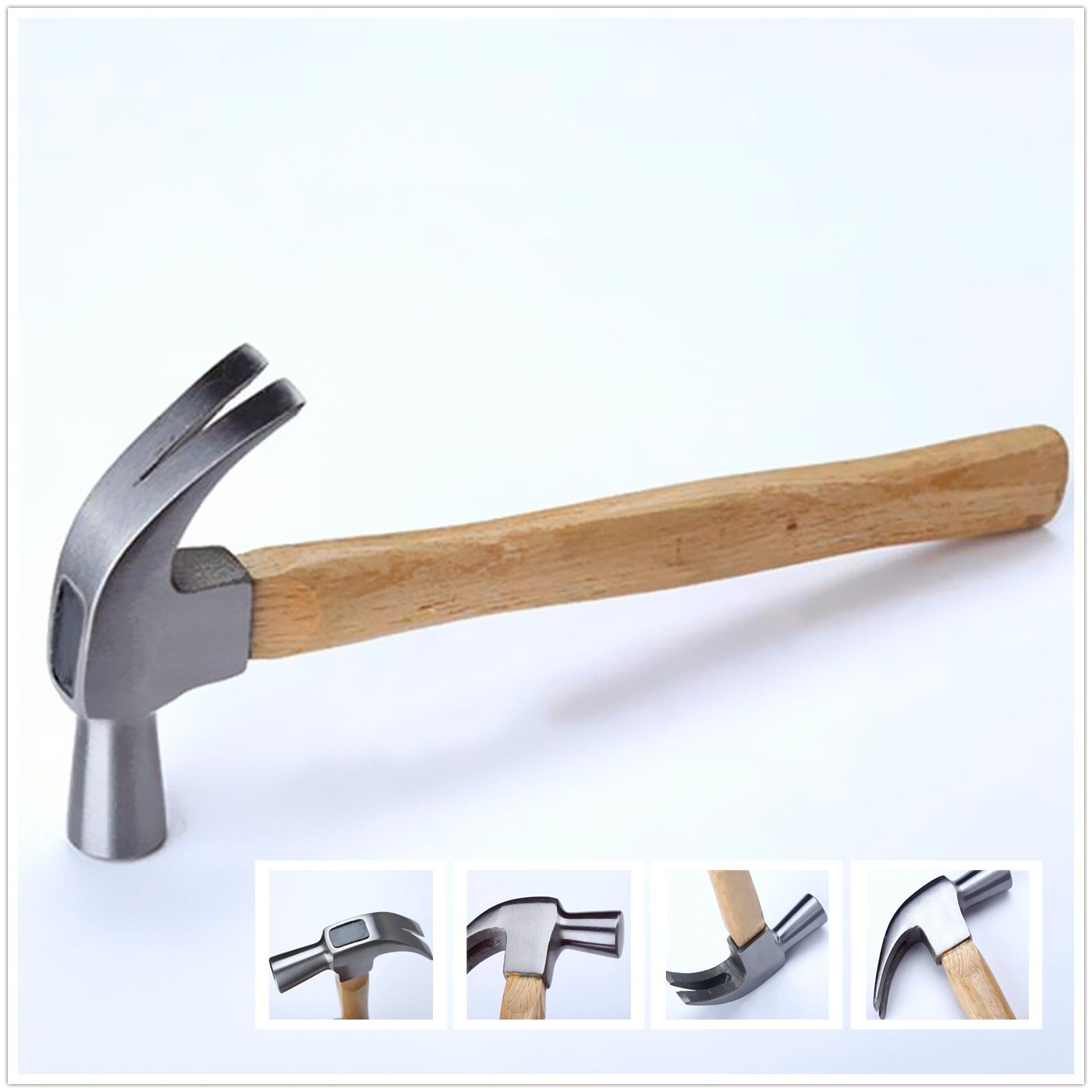 British Type Carbon Steel Hand Claw Hammer with Chestunt Wood Handle (XL0031-2)