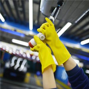 Quality Unlined Heavy Duty Rubber Gloves , Long Sleeve Rubber Gloves Waterproof wholesale