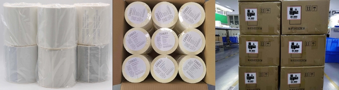 85um 2mil Tamper Proof Security Stickers White Gloss Semi Transfer Low Residue 1