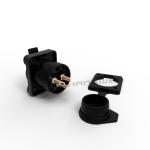 Mini XLR Female Connector Socket 3 Pin Connector Waterproof Outdoor