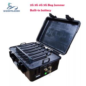 Quality 56W Cell Phone Signal Jammer 12 Bands VHF UHF RC Signal Jammer CDMA wholesale