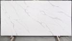 Solid White Calacatta Quartz Stone For Countertops Construction Materials