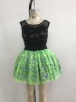 Ballet Dancewear Pattern Performance Clothing Lycra Cotton Material