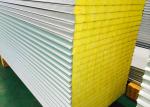 Steel 50mm 75mm Fiber Glass Wool Sandwich Panel