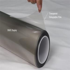 Quality 1524x3000mm Clear Rear Projection Film Indoor Outdoor Transparent Holographic Film wholesale