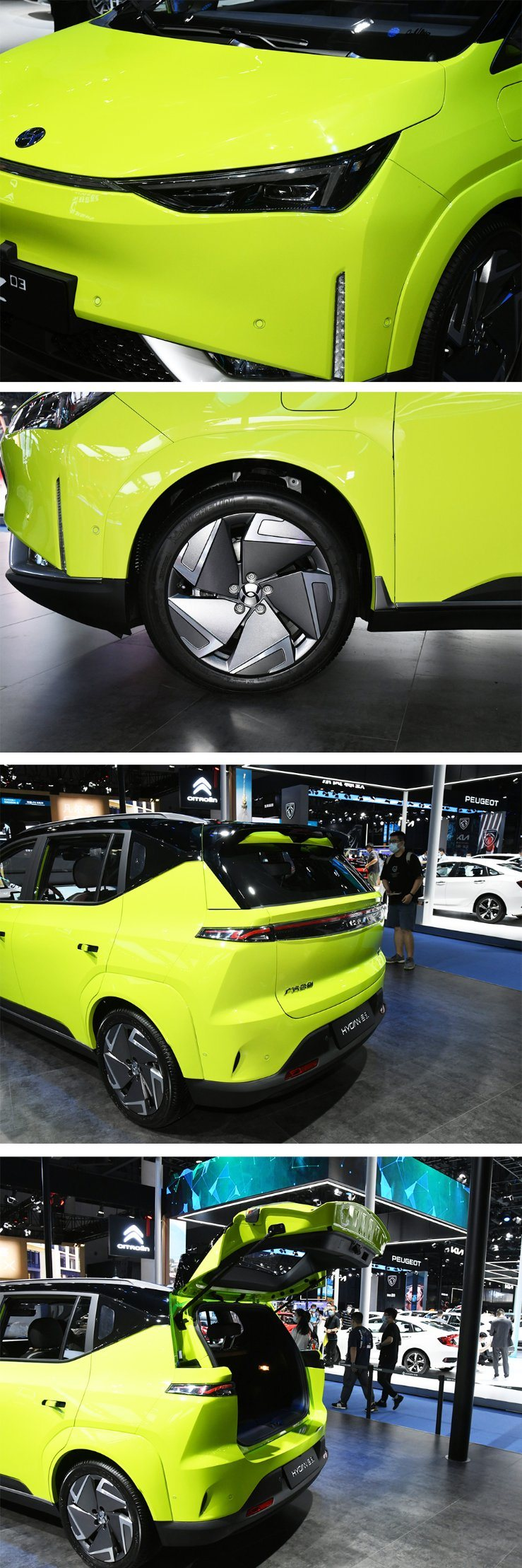Hycan Z03 Four Wheeler High Speed SUV EV Car Made In with 135kw Motor Power and 430km Pure Electric Range
