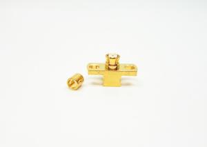 Quality SMP RF Female Right Angle Coax Connector Compact Size wholesale
