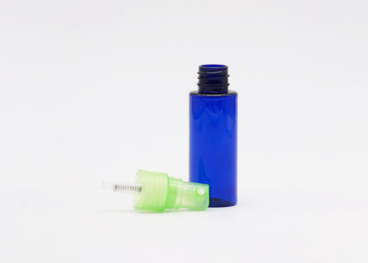 SGS Personal Care PET Flat Shoulder Makeup Cosmetic Spray Bottle