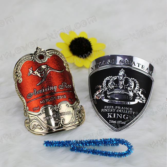 Self Adhesive 0.25mm Spirit Labels For Metal Bottle