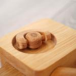 Multifunctional Wooden Rocket Toy , Wooden Activity Rocket With Astronaut Dog