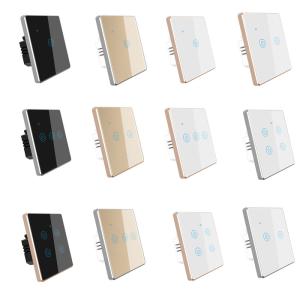 Quality ABS 2 Gang Smart Light On Off RF433 3 Gang Wifi Switch White wholesale