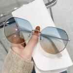 Protect Eyes Round Metal Sunglasses CE , Anti UV Polarized Sunglasses