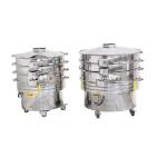 Sus 304 Food Grade Rotary Flour Sieve Machine , Industrial Powder Sifter