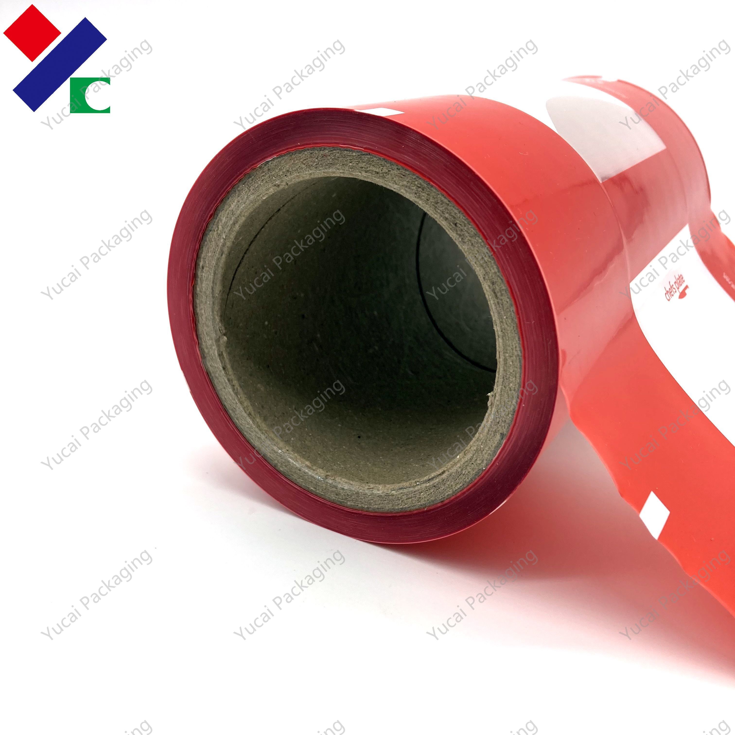 OEM Food Grade Clear Plastic Laminated Film Roll Packaging 180 Mic