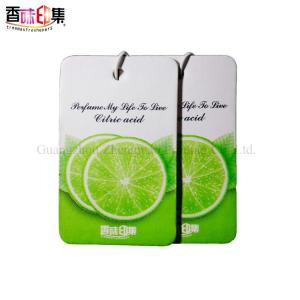 Quality Digital Printing Scented Paper Air Freshener For Hotel Hanging wholesale
