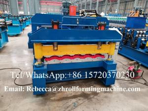 Quality Yaskawa Tile Sheet Roll Forming Machine Steel Foot Sheet Maker 0.3-0.8Mm 2-4M/Min wholesale
