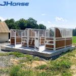 10FT Steel Real Bamboo Transportable Horse Stables Customizable