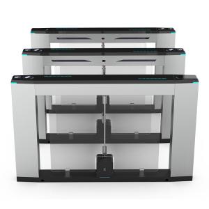 Quality ISO Waist Height Turnstile Fastlane Turnstile Security Doors With Voice Prompt Alarm wholesale