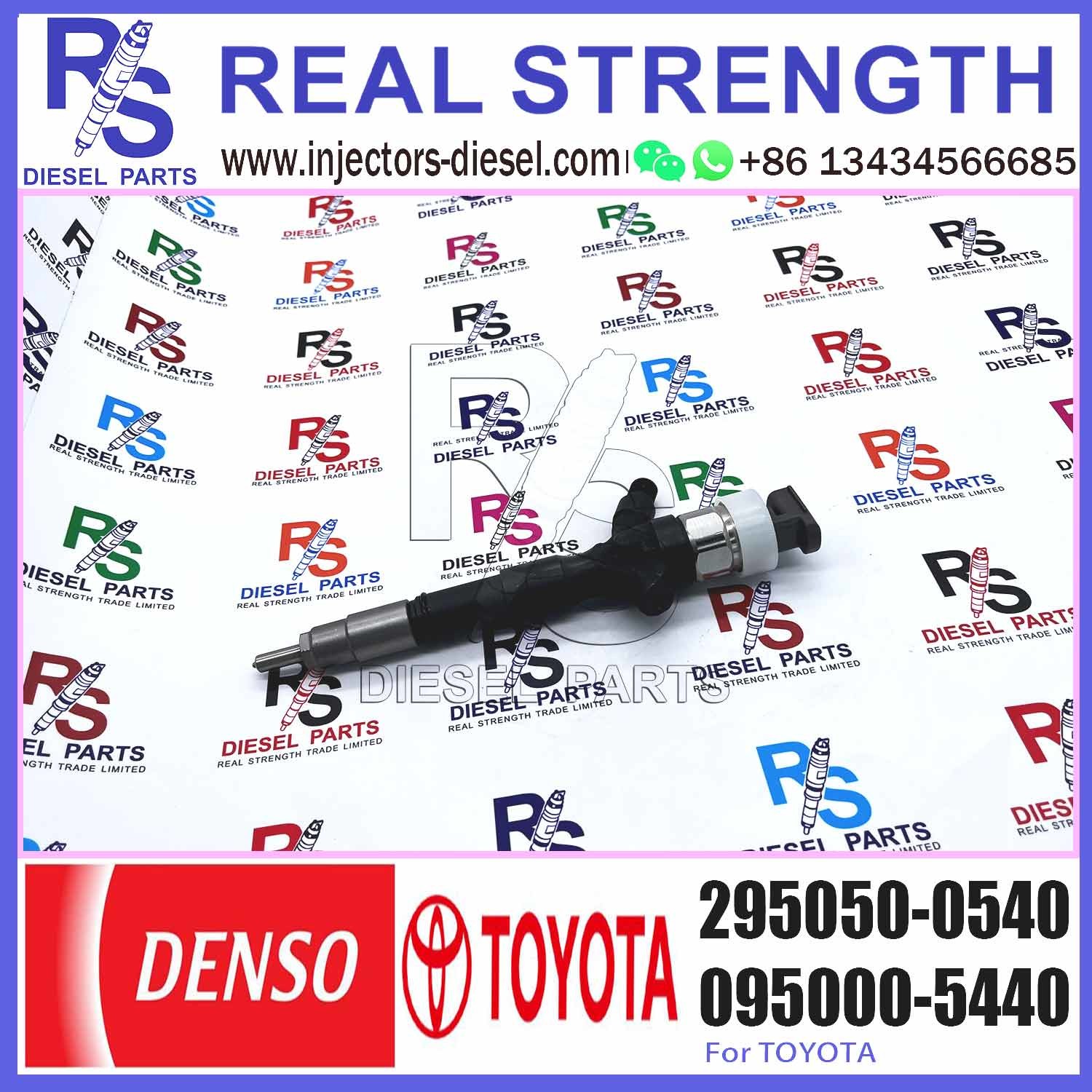 common rail injector 23670-0L110 23670-09380 23670-30420 diesel fuel injector 295050-0810 295050-0540 for Toyota 2KD-FTV