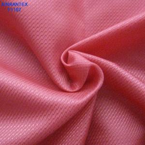 Quality F1187 100%polyester taffeta dobby jacquard garment lining 64GSM 150CM wholesale