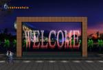 features private enterprise digital water curtain fountain