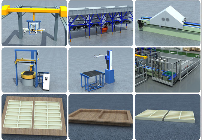 3D Full Automatic Construction Cement Artificial Stone Making Machine Production Line