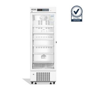 Quality 315L Single Glass Door Medical Vaccine Refrigerator Pharmacy Fridge For Clinic wholesale
