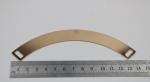Fashion nice quality new design gold curve shape iron sheets shoelace metal