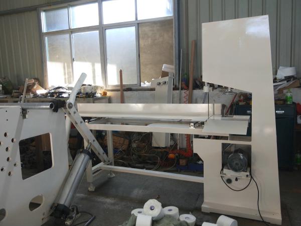 Easy Operate Toilet Paper Roll Cutting Machine Maxi Toilet Paper Slitting