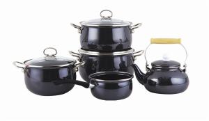 Quality Enamelled cookware set wholesale
