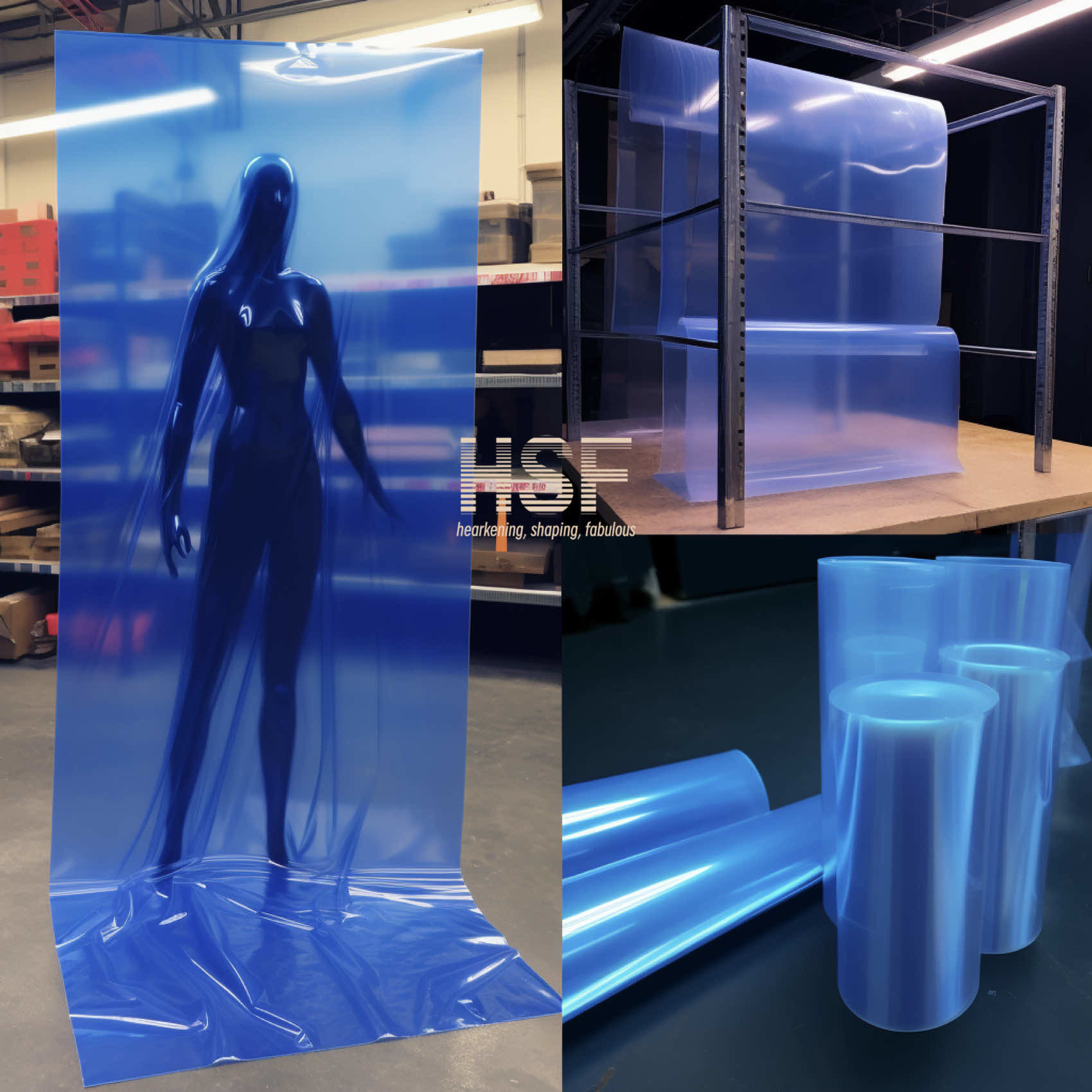 23 Micron Anti Static Film Translucent Blue Coated PET Film