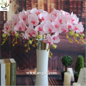 Quality UVG China supplier make artificial flower arrangements in silk orchid flowers for sale wholesale