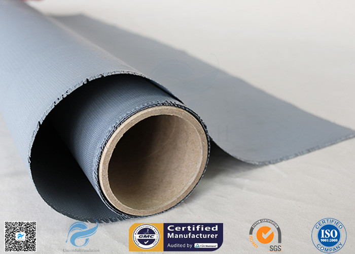 SGS Approved 510g Silicone Coated Fiberglass Fabric 18oz 0.45mm Silicone Sheet