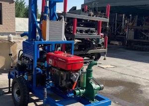 Quality Portable Water Well Drilling Rig for 150m Drilling Depth and 50mm Drill Pipe Diameter wholesale