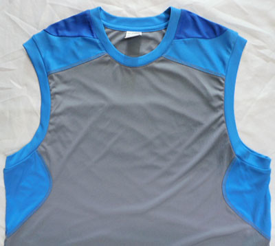 Quick Dry 140gsm Sleeveless Muscle Tee , Men'S Sleeveless Workout Tops For Jogging