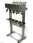 Semi Automatic Pneumatic Perfume Bottle Filling Machine With 4 Filling Heads