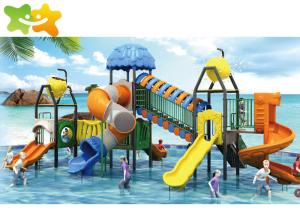 Quality Plastic Toddler Water Slide , Tube Water Slide Fiberglass High Speed CAD Drawing wholesale