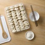 Refrigerator Plastic FDA Dumpling Storage Box With Lid