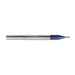 HRC65 High Hardness 1mm 2 Flutes Carbide Ball Nose Endmill For Titanium