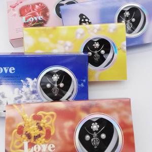Quality Promotion Gifts Love Pearl 3PCS included Chain Necklace with one Drop Pendant , Ring , Earrings wholesale