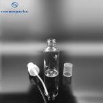 Transparent Plastic PET Airless Cosmetic Bottles 15ml 30ml 50ml 60ml HJ-706