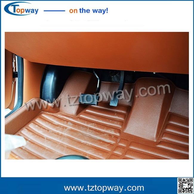 frameless window new model 2017 four wheel electric vehicle car for family use