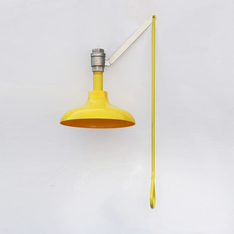 Ceiling type ABS coating stainless steel shower, emergency drench shower head