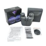 High Powered 12x25 Compact Binoculars For Adults Kids Bird Watching Hunting