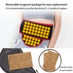 10000mah Battery Rechargeable Heated Vest warm Uterus Belt 108*28cm