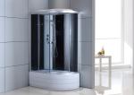 4mm 1200×800×2150mm Shower Pods Cabins Grey Aluminum Frame
