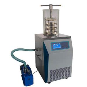 Quality Vertical Vacuum Freeze Dryer Small Scale Laboratory Lyophilizer wholesale